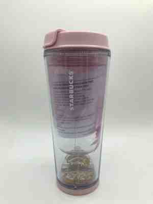 Starbucks JAPAN Limited 12 oz Cherry Blossom Sakura Pink Tumbler w/ Snow Globe - Sold on eBay Jun, 6th 2019 for $60.00