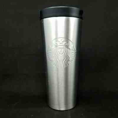 2016 Starbucks Stainless Steel Mermaid Logo Travel Mug 16oz - Sold on eBay Jun, 6th 2019 for $23.99