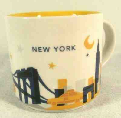 NYC Starbucks Mug New York City 14 Oz NY Mugs You Are Here Collection YAH EUC - Sold on eBay Jun, 6th 2019 for $22.75