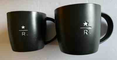 2 Starbucks Reserved 4oz Demi Espresso Mugs Black Rare 2011 - Sold on eBay Jun, 6th 2019 for $28.45