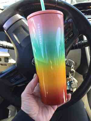 2019 SUPER HOT STARBUCKS ???? RAINBOW???? PRIDE TUMBLER 24oz ???????? - Sold on eBay Jun, 6th 2019 for $35.00