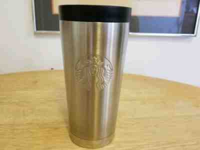 Starbucks 2010 Stainless Steel Embossed Logo Tumbler, 16 oz.  - Sold on eBay Jun, 6th 2019 for $18.99