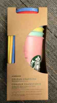 Starbucks Reusable Color Changing Cups READY2SHIP - Sold on eBay Jun, 6th 2019 for $64.99