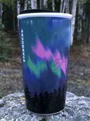 Starbucks ALASKA Northern Lights Tumbler You Are Here Collection 12 Ounce - Sold on eBay Jun, 6th 2019 for $29.00