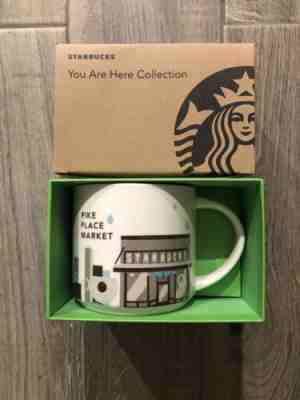 2017 STARBUCKS PIKE PLACE MARKET YAH YOU ARE HERE COLLECTOR COFFEE MUG seattle - Sold on eBay Jun, 6th 2019 for $19.99