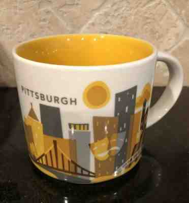 2015 Starbucks You Are Here Pittsburgh Skyline 14 Oz Collectors Mug  - Sold on eBay Jun, 6th 2019 for $24.00