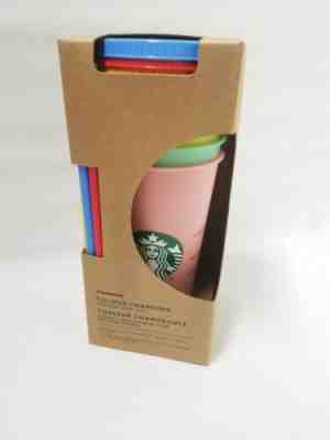 Starbucks Color Changing Cold Cup Tumblers Lids Set of 5 Five NEW in Package  - Sold on eBay Jun, 5th 2019 for $65.00