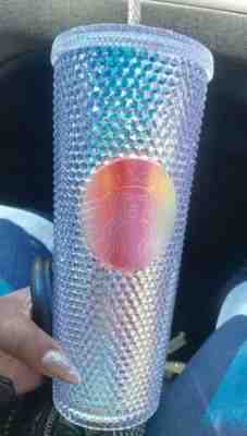 STARBUCKS 2018 Rainbow IRIDESCENT  COLD CUP UNICORN TUMBLER GLITTER NEW - Sold on eBay Jun, 5th 2019 for $64.00
