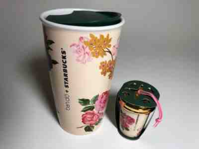 ban.do + Starbucks Floral Travel Mug Plus Matching Ornament NWT Bando - Sold on eBay Jun, 5th 2019 for $69.99