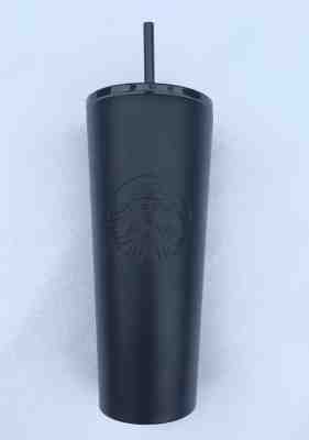 NEW 2018 STARBUCKS COLD CUP MATTE BLACK STAINLESS STEEL TUMBLER 24 fl oz - Sold on eBay Jun, 5th 2019 for $32.95