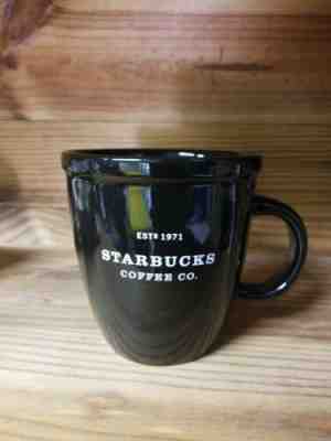 Starbucks 2002 Barista Series Coffee Tea Mug Black Abbey Est 1971 - Sold on eBay Jun, 5th 2019 for $17.99