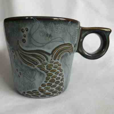 Starbucks 2014 Anniversary Siren Collection Mermaid Tail Coffee Mug Cup 12 oz - Sold on eBay Jun, 5th 2019 for $25.00