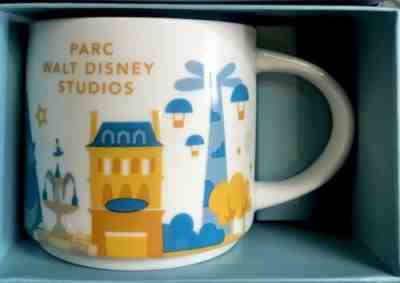 Paris Disneyland Mug Starbucks You Are Here Disney Studios Parc YAH Rare LE - Sold on eBay Jun, 5th 2019 for $64.99