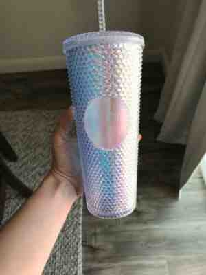 Starbucks Iridescent Tumbler Rainbow Unicorn Holographic Cold Cup Holiday 2018 - Sold on eBay Jun, 5th 2019 for $69.00