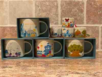 Set of 8 Disney Starbucks You Are Here Mugs Magic Animal Kingdom EPCOT DHS - Sold on eBay Jun, 5th 2019 for $425.00