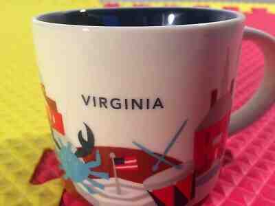 Starbucks Coffee 2013 You Are Here Collection Virginia 14 Ounce Mug Excellent - Sold on eBay Jun, 5th 2019 for $19.00