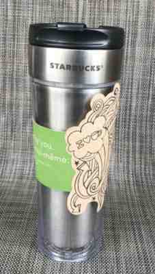 2014 Starbucks Stainless Steel Create your own 16 oz Travel Tumbler Mug NEW - Sold on eBay Jun, 5th 2019 for $20.00
