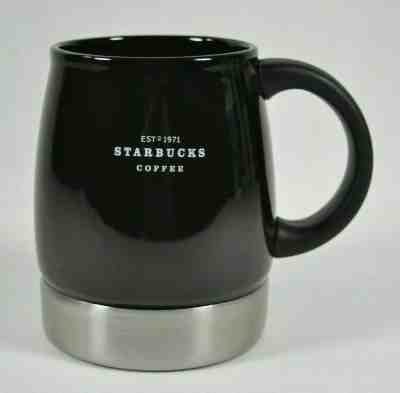 Starbucks Ceramic Coffee Mug 14oz Metal with Non-Slip Bottom, Rubber Handle, Cup - Sold on eBay Jun, 5th 2019 for $19.99