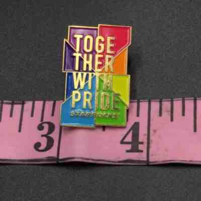 Starbucks London Pride Pin Badge 2018 LGBT Together with Pride Rainbow New Metal - Sold on eBay Jun, 5th 2019 for $28.99