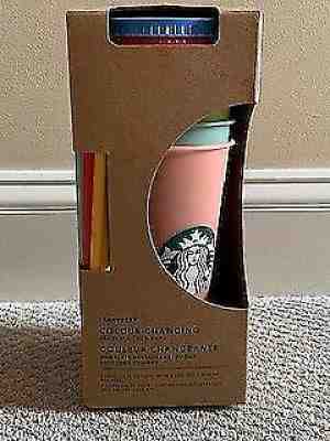 Starbucks Colour Changing Reusable Cold Cups - Sold on eBay Jun, 5th 2019 for $54.00