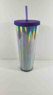 Starbucks 24 oz Venti Tumbler Cup Purple Metallic Design - Sold on eBay Jun, 5th 2019 for $26.99