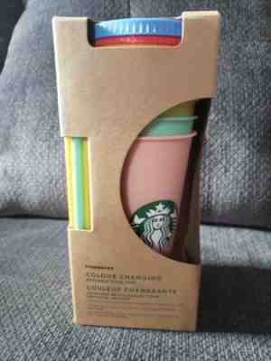2019 Brand New Starbucks Color Changing Cups Set. (Rare) - Sold on eBay Jun, 4th 2019 for $73.00