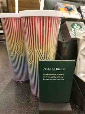 STARBUCKS 2019 CUP LOVE RAINBOW PRIDE  - Sold on eBay Jun, 4th 2019 for $30.00
