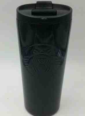 New 2015 Starbucks Black Shiny Stainless Steel Tumbler, 16 oz Mermaid Siren Logo - Sold on eBay Jun, 4th 2019 for $24.99