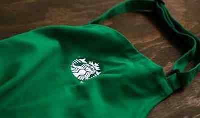 Official Starbucks Apron, Green, Brand New. With Pocket  - Sold on eBay Jun, 4th 2019 for $16.50