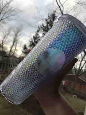 NEW Starbucks Holiday 2018 Rainbow Iridescent Glitter Traveler Tumbler Cup 24 OZ - Sold on eBay Jun, 3rd 2019 for $65.00