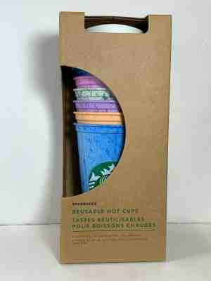 Starbucks Marble Reusable Hot Cups 6 Variety Colors Drink Cup NEW SALE - Sold on eBay Jun, 3rd 2019 for $20.50
