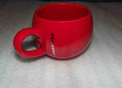 Starbucks Red Barrel Round Coffee Mug Cup 14 oz Silver Lettering 2014 - Sold on eBay Jun, 3rd 2019 for $16.00