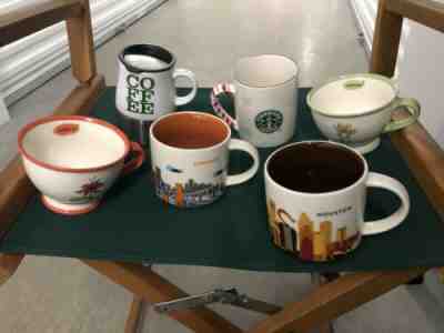Starbucks Coffee Mug Cup LOT Of 6 - Sold on eBay Jun, 3rd 2019 for $25.00