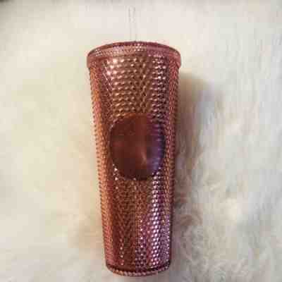 Starbucks Rose Gold Pink Tumbler Iridescent Cold Cup Pride Acrylic RARE Rainbow - Sold on eBay Jun, 3rd 2019 for $33.99