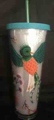 New Starbucks Quetzal Bird Flowers 24 Oz. Venti Acrylic Cold Cup Tumbler 2017 - Sold on eBay Jun, 3rd 2019 for $29.99