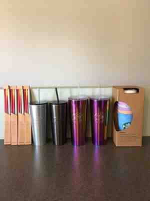 Starbucks Summer Collection Lot Of Cups, Straws, And Drinkware. Brand New - Sold on eBay Jun, 3rd 2019 for $15.00