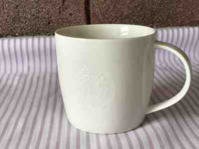 Starbucks Bone China White Embossed Mermaid 16 oz Coffee Mug  - Sold on eBay Jun, 25th 2019 for $22.00