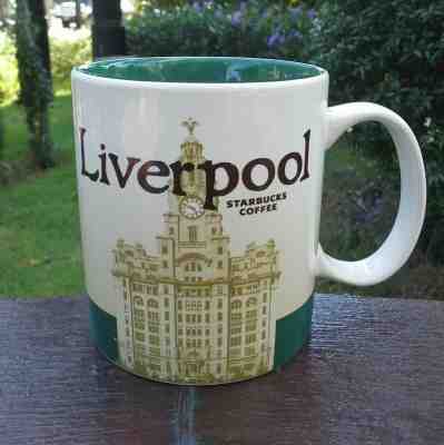 Original Starbucks City Mug 16 oz LIVERPOOL serie 2016-2017 England Discontinued - Sold on eBay Jun, 25th 2019 for $35.00
