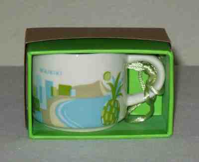 Starbucks You Are Here Waikiki Ornament 2 oz 2016 NIB - Sold on eBay Jun, 24th 2019 for $19.95