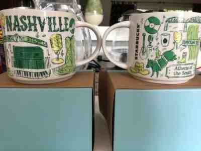 Starbucks Nashville Mug Been There Series Coffee Cups Set of (2) NIB - Sold on eBay Jun, 24th 2019 for $29.99