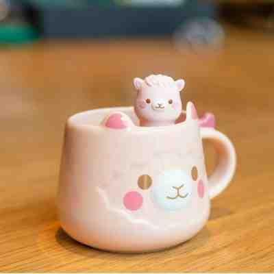 Starbucks Alpaca Ceramic Mug w/ Tea Filter stirrer Set China Store Limited NWT - Sold on eBay Jun, 24th 2019 for $49.99