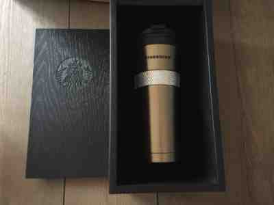 NEW!! Starbucks Swarovski Tumbler 16oz 30 Anniversary Wood Box Limited Edition - Sold on eBay Jun, 24th 2019 for $199.99