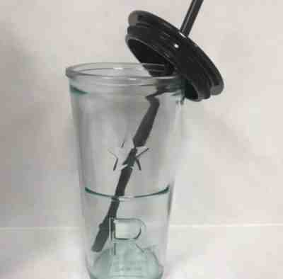 New With Tag Starbucks Reserve Glass Cup Tumbler With Straw 16oz - Sold on eBay Jun, 24th 2019 for $33.00