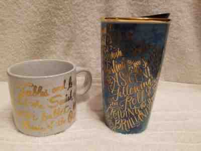 Starbucks Mermaid Siren Song Double Wall 12oz Tumbler & POEM MUG SET 2016 NWOT - Sold on eBay Jun, 24th 2019 for $85.00