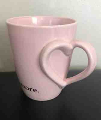 Starbucks 2003 Barista 12 Oz Coffee Mug Pink "AMORE" Heart Handle Valentines Day - Sold on eBay Jun, 24th 2019 for $22.50