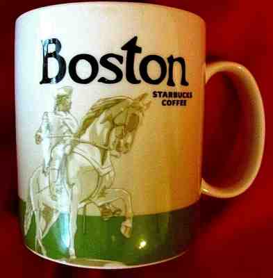 Starbucks Coffee Mug Boston Global City Icon Series 16 oz Paul Revere  2011-12 - Sold on eBay Jun, 24th 2019 for $19.99