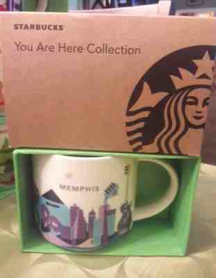 NIB WITH SKU STARBUCKS MEMPHIS, USA You Are Here (YAH) 14 Oz Mug. VHTF - Sold on eBay Jun, 24th 2019 for $48.00