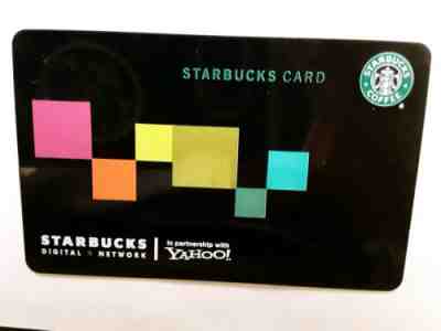 Starbucks Coffee Yahoo Digital Network Co Branded Gift Card 2010 Techie OLD LOGO - Sold on eBay Jun, 24th 2019 for $36.00