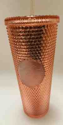 NEW Starbucks Venti Tumbler Summer 2019 IRIDESCENT JEWELED 24oz Rose Gold Pink - Sold on eBay Jun, 24th 2019 for $35.15