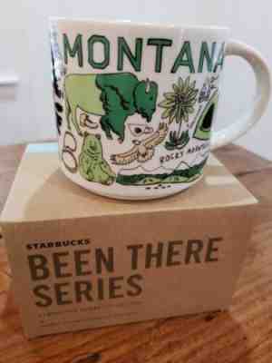 Starbucks Montana Been There Series 14oz Coffee Mug Cup Across the Globe MT 2018 - Sold on eBay Jun, 24th 2019 for $33.00